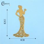 Dress woman Scrapbook DIY album Card Paper Card Maker Metal Die Cut Stencil Decoration dies Craft Cutting Dies Template