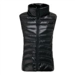 Duck Down Women Vest Ultra Light thin Vest Winter 2016 Sleeveless Waistcoat Fashion Autumn red black white blue vest casual