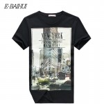 E-BAIHUI Brand t shirt  mens t shirts t shirt casual tops tees Fitness Men cotton T-shirts Camisetas Swag t shirt Y050