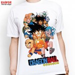 [EATGE] Fashion Anime T Shirt Dragon Ball Z Comics T-shirt Young Characters Tshirt Style Cool Printed Unisex Tee