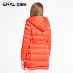 ERAL Women's Winter 2016 Slim Causal Hooded Medium-Long Down Coat Femal Parka Jacket 2016 slim ERAL16030-EDAA