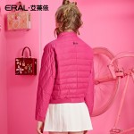 ERAL Women's Winter 2016 Slim Thickening Down Coat Stand Collar Short Down Jacket ERAL12051-EDAD