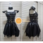 Edward Scissorhands Gothic Lolita Custom Size Uniforms Cosplay Costume Free Shipping