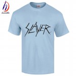 Euro Size,Speed Metal Slayer Rock Band Printed T-shirt 2017 Summer Clothing Cotton Short Sleeve T shirt Clothing For Men,GT220