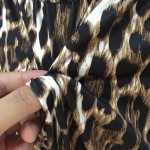 Europe Summer Leopard Print Maxi Dress 2016 New Women Dress Sexy V-neck nightclub Split Vestidos loose Plus Size Long Dress XL