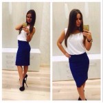 Europe XXL women Summer Sleeveless Round neck sexy club dress 2016 midi pencil bodycon party dresses plus size Splicing clothing