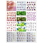 Europe beauty white flower rose lace carved 3D nail art stickers 3D nail stickers tools