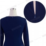 European new Sexy open front bandage bodycon dress women sheath long sleeve winter dress elegant causal office dress b10