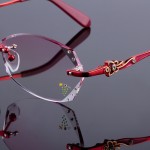 Eyewell Optical Z5808 High Quality Diamond Edge Cutting Rimless Eyeglasses Frame