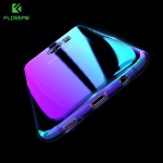 FLOVEME Cool Blue Ray Plastic Case For Smausng Galaxy S7 / S7 Edge / S8 / S8 Plus / S6 / S6 Edge Gradient Color Plated Cover