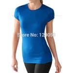 Factory Direct Offer 100% Australia Merino Wool Womens Short Sleeve T Shirt, Women's Merino Wool Shirt Baselayer