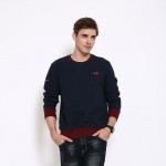 Fashion Brand 2017 Solid Cotton Man Plus Size Long Sleeve Sweatshirt/Boys Casual Oversized Hoodie