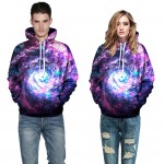 Fashion Brand Men Sweatshirt Hoodie Cotton 3D Print Hoodie Pullovers Galaxy Space Mens Clothing Hip Hop Sweatshirts Pullover 