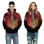 Fashion Brand Men Sweatshirt Hoodie Cotton 3D Print Hoodie Pullovers Galaxy Space Mens Clothing Hip Hop Sweatshirts Pullover 