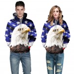 Fashion Couples Hoodies 3D Tiger Lion 2017 Mens Sweatshirt Print Hooded Animal Hoodie Men Women Tracksuit Hoodies Casual Hip Hop