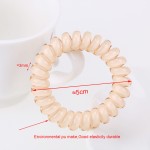 Fashion Cute Candy Color Hair Jewelry Headbands Telephone Line Hair Rope for Women Hair Band 5pcs/bag