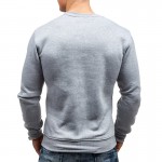 Fashion Men Sportwear New 2017 Fitness Causal Sweatshirts Round Neck Pullover