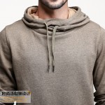 Fashion Mens Hoodies Brand Clothing Male Sweatshirts Man Black Khaki Solid Pullover Clothes Tracksuits Sportswear XL