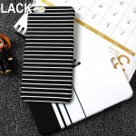 Fashion Stripe Cover For iphone 5S Case For iphone 5 5S 6 6S 6 Plus Hard White Black Blue Phone Cases Protect Coque Capa Fundas