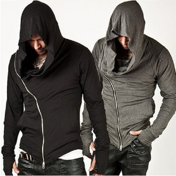 Fashion hoodie sweatshirt men jacket Dark Wizard Hoodie Zip coat men women couples solid long sleeve causal sweatshirt cardigans