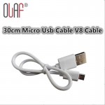 Fast Charger Micro USB Cable For Samsung HTC Huawei Xiaomi Mi 4c 5c High Quality 30cm Full Copper White Mobile Phone usb Cables