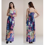 Female Summer Roupad de Meninas Saia Longa Femininas Vestidos Largos Praia Floral Print Sundresses Faldas Ropa Mujer