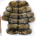 Female Winter Women's Noble Fur Coat Real Raccoon Dog Fur Series 90 CM Clothes Length Solid Support Customized Size DS1002-1