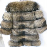 Female Winter Women's Noble Fur Coat Real Raccoon Dog Fur Series 90 CM Clothes Length Solid Support Customized Size DS1002-1