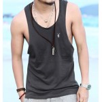 Fitness Men Tank Tops men Vests Sexy Bodybuilding Stringers Singlet Sleeveless O Neck Tops Sheepshead vest Mens Undershirt 2016