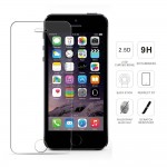 For Apple iPhone 5S Tempered Glass Screen Protector for iPhone SE 5 5C 9H 0.3mm 2.5D Anti-Scratch Protective Film+Cleaning Kits