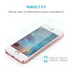 For Apple iPhone 5S Tempered Glass Screen Protector for iPhone SE 5 5C 9H 0.3mm 2.5D Anti-Scratch Protective Film+Cleaning Kits