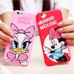 For iPhone 6 Case Cute Cartoon Minnie Mouse Soft Silicone Phone Cases For Apple iPhone 6 6S 6/6S Plus 5 5S SE Back Cover Fundas