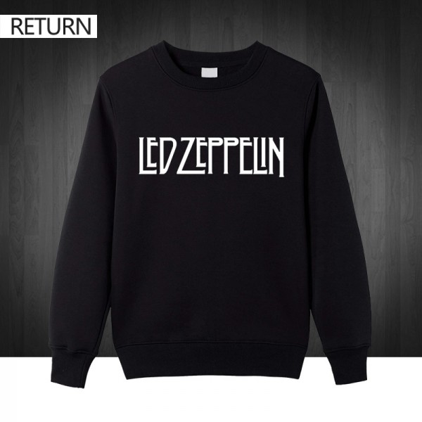 Free Shipping mens pullover fashion 2016 Led Zeppelin Logo Graphic men hoodies Cotton Casual O 