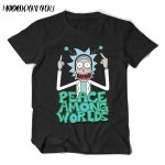 Free rick and morty geek T shirt men women TV tee anime funny t-shirt Cool Rick Morty men Summer Anime B T-shirts