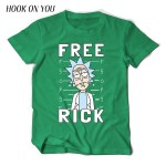 Free rick and morty geek T shirt men women TV tee anime funny t-shirt Cool Rick Morty men Summer Anime B T-shirts