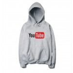 Free shipping fashion Hoodie Sweatshirt  new brand YouTube logo printing Hoodie cotton Hoodies Size European for men and women