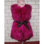 Free shipping real Fur Jackets Coats women's Genuine fox fur vest coat nature fox fur jacket customized big size