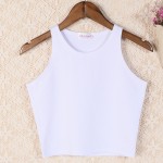 Free shipping woman's clothing brand design tank tropical crop tops sexy top fitness tshirt bandage top tanks body shirt