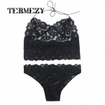 French high-end brand sexy T-pants romantic temptation lace bra set young women underwear set lade bra and panty set