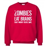 Funny Zombie Sweatshirt autumn winter men 2016 new fashion hoodies streetwear tracksuit hip hop style fleece top crop top