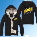 GamingTeam Navi Natus Vincere Na`Vi Winter Thicken Hoodies sweatshirt Casual Hooded Long Sleeve Design Hoodie