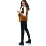 Gamiss 2016 Women Casual Basic Sherpa Vest Coat Female Winter Autumn Warm Sleeveless Outwear Cool Waistcoat For Party Office