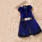 Genuine Fox Fur Vest Nature Women Fox Fur Gilet Factory Custom big size Wholesale Fur Waistcoat TFP872