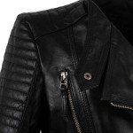 Genuine Leather 2016 autumn new high Fashion street brand style Women real Leather Short Motorcycle Jacket Outerwear top quality