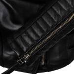 Genuine Leather 2016 autumn new high Fashion street brand style Women real Leather Short Motorcycle Jacket Outerwear top quality