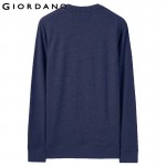 Giordano Men Sweatshirt Solid Long Sleeves Mens Hoodies Casual Pullover Male Fashion Homme Streetwear Masculina Sweatshirts