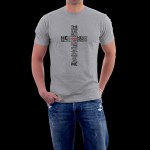 God Lord Jesus shepard cross design men unisex  t-shirt 100% 180g/m2 ringspun cotton short sleeve straight cut free shipping