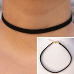 Gothic Wrap Choker Necklaces Women Clavicle Collares Fashion Jewelry 90's Inspired Bijoux Colier One Direction Necklace HOT Sale