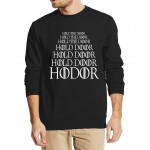 HODOR Hold the Door Game of Thrones men sweatshirts 2016 autumn winter style man hoodies fleece high quality hip hop streetwear