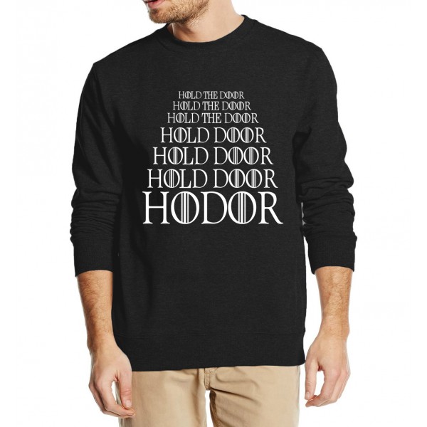 HODOR Hold the Door Game of Thrones men sweatshirts 2016 autumn winter style man hoodies fleece high quality hip hop streetwear